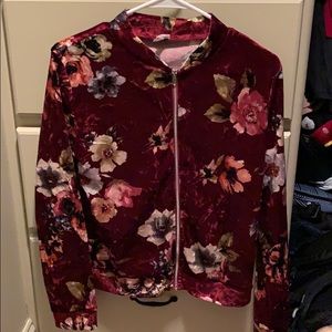 Velvet Floral Jacket